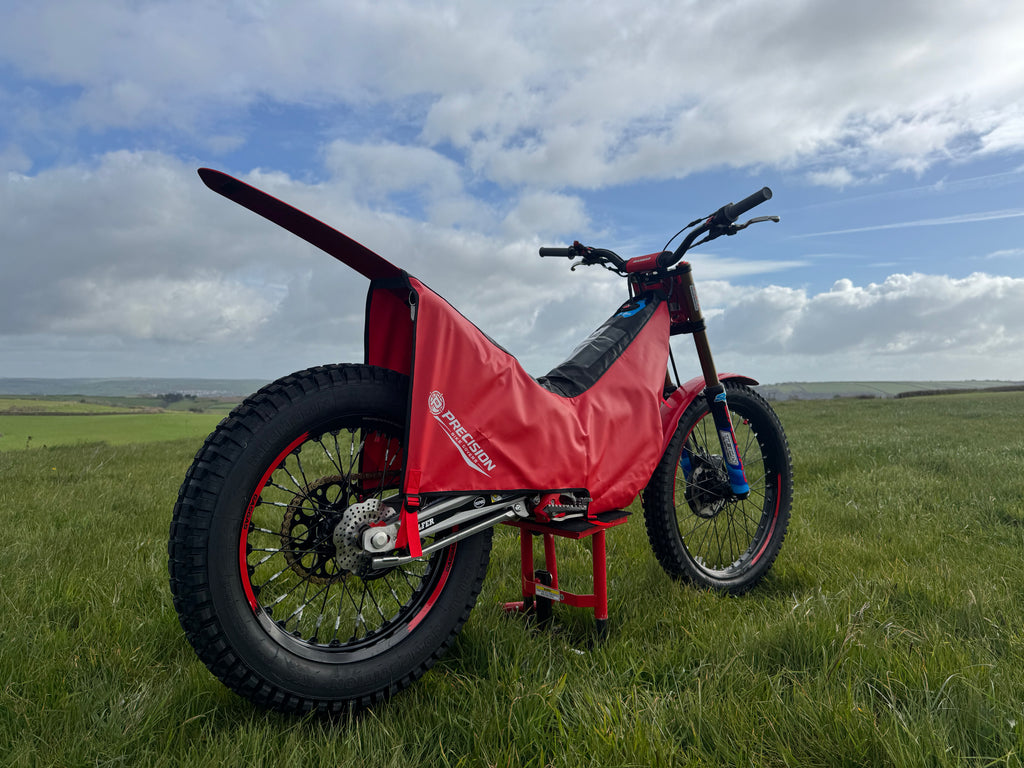 Precision Fit Trials Bike Travel & Event Cover - Red/Black