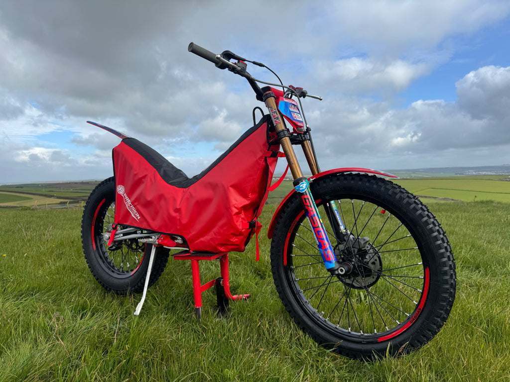 Precision Fit Trials Bike Travel & Event Cover - Red/Black