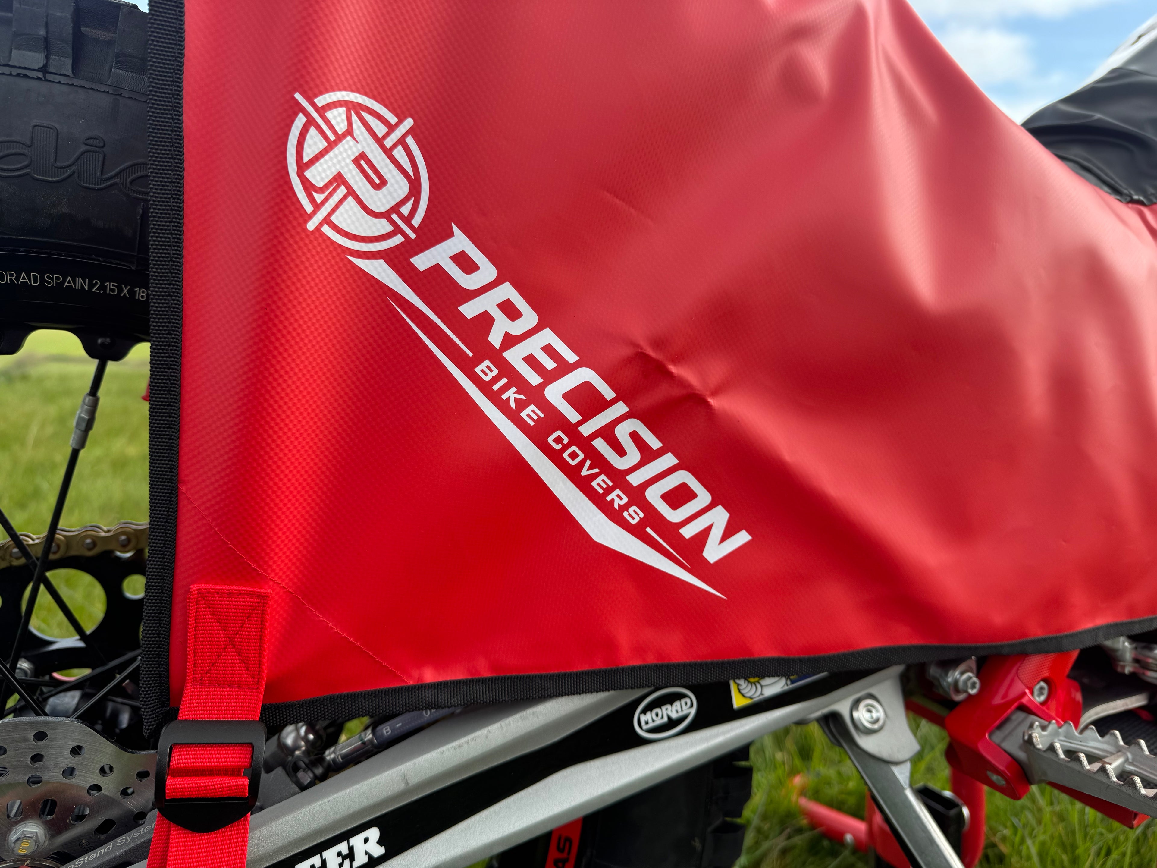 Precision Fit Trials Bike Travel & Event Cover - Red/Black