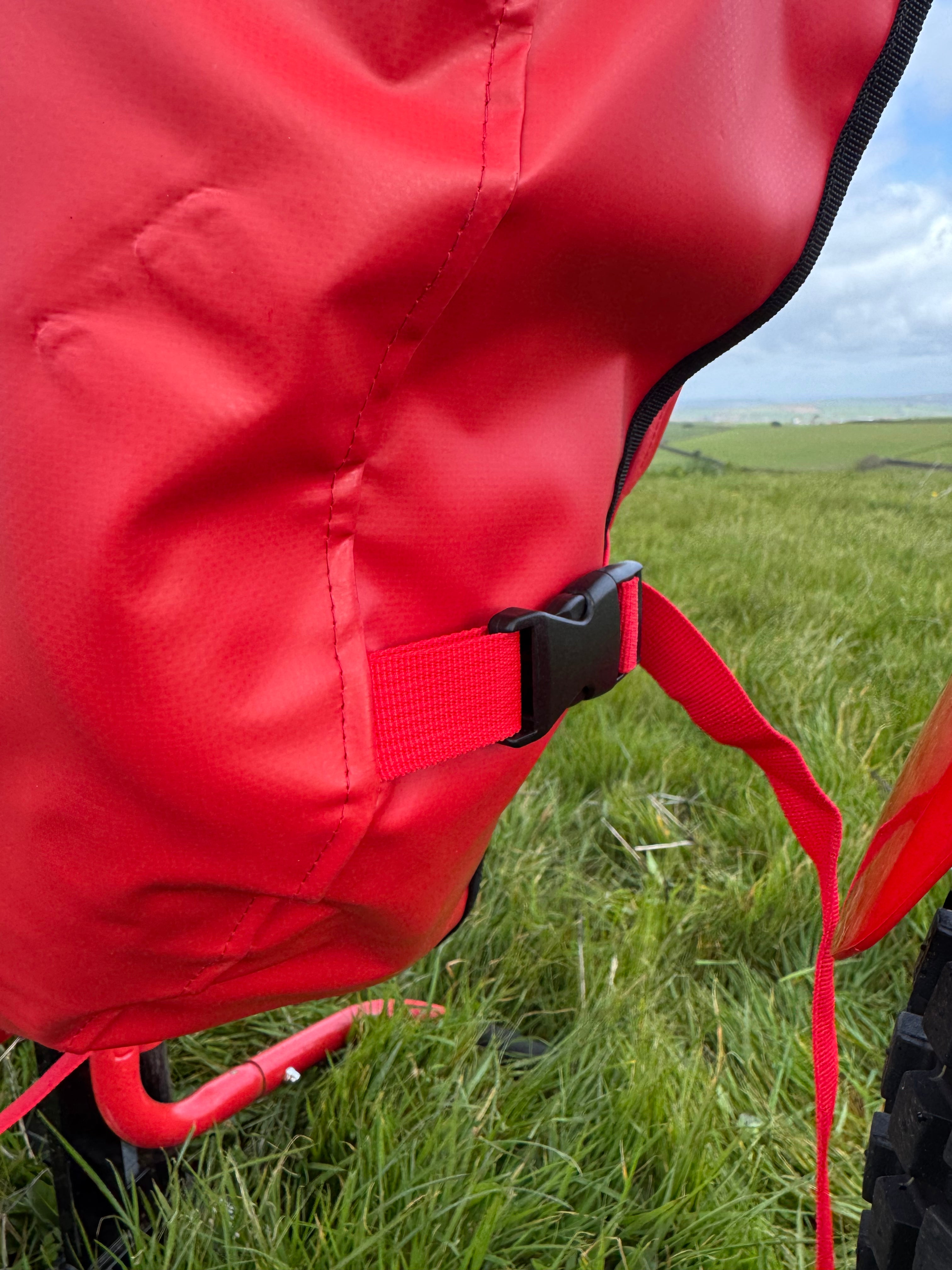 Precision Fit Trials Bike Travel & Event Cover - Red/Black