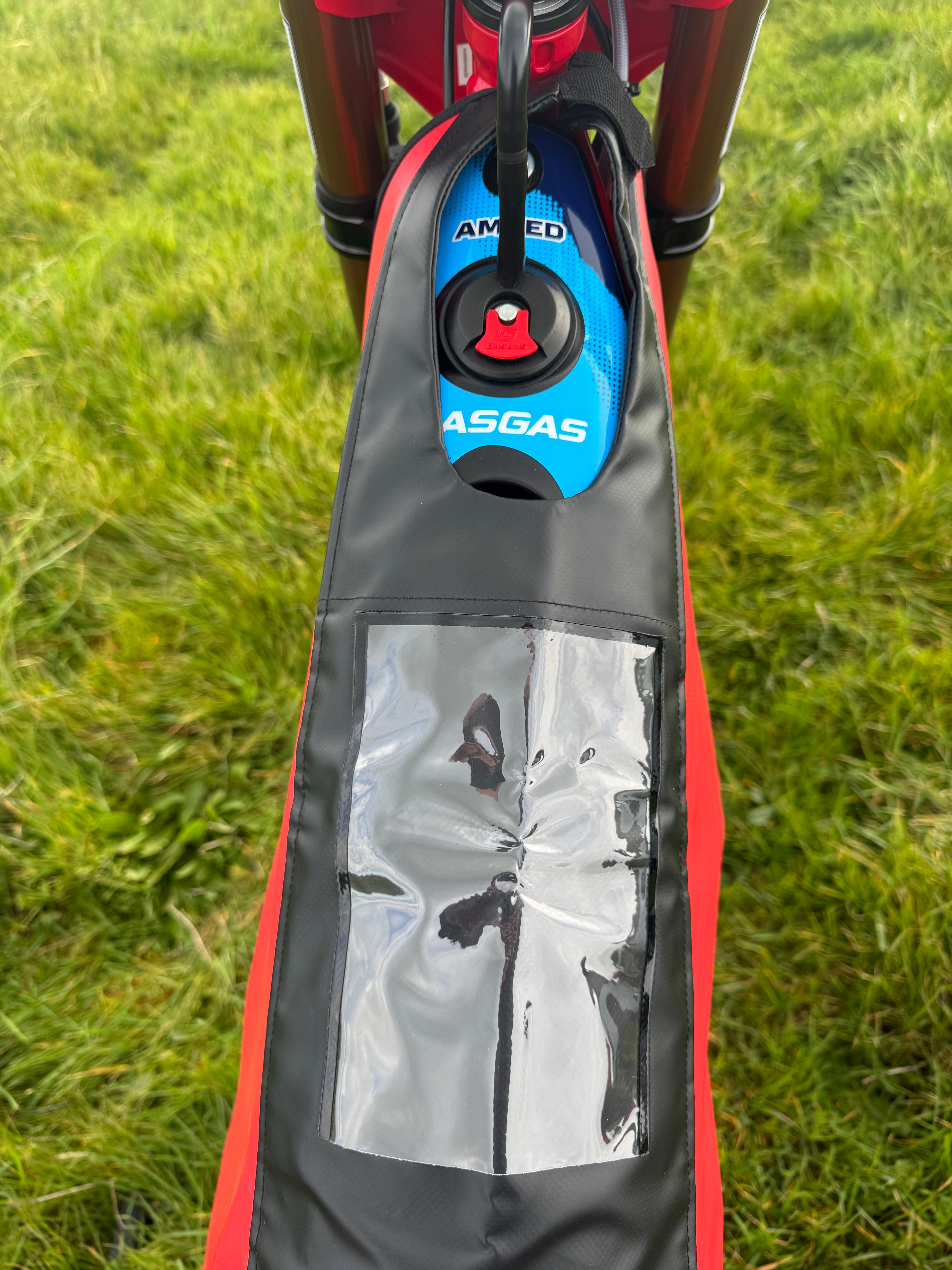 Precision Fit Trials Bike Travel & Event Cover - Red/Black