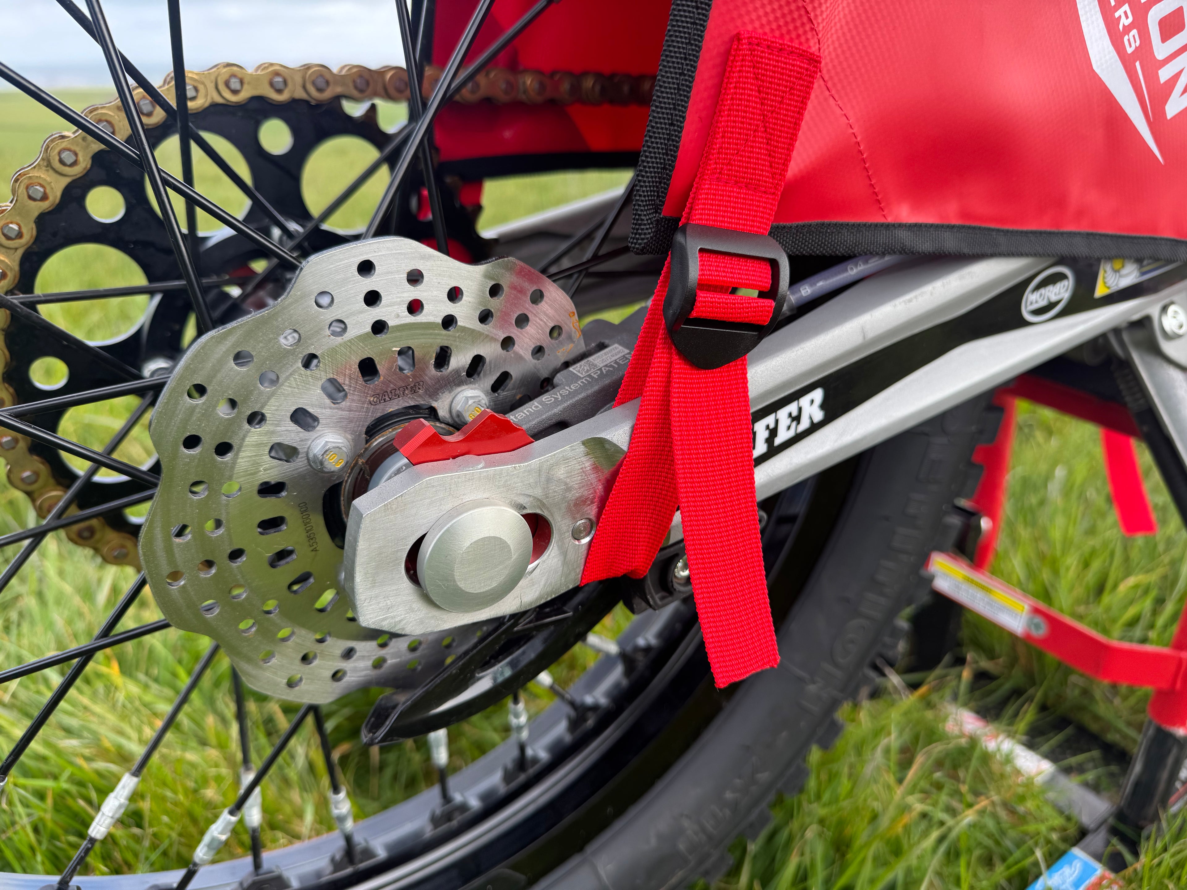 Precision Fit Trials Bike Travel & Event Cover - Red/Black