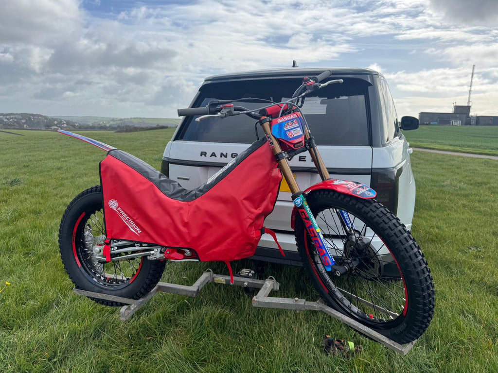 Precision Fit Trials Bike Travel & Event Cover - Red/Black
