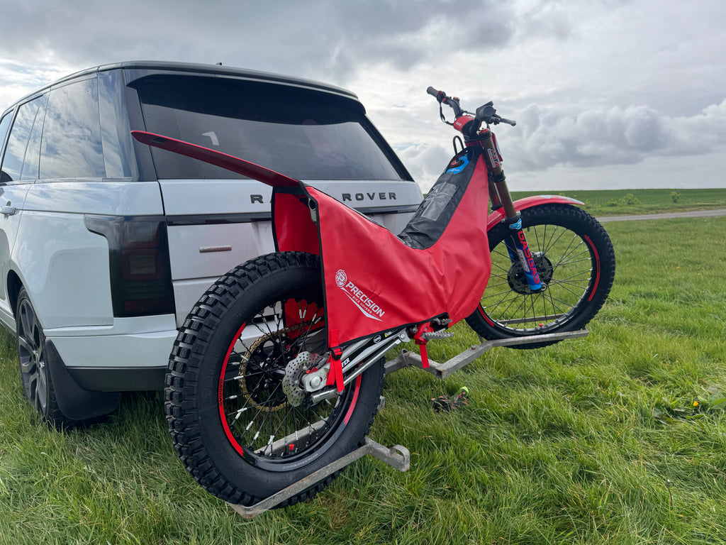 Precision Fit Trials Bike Travel & Event Cover - Red/Black