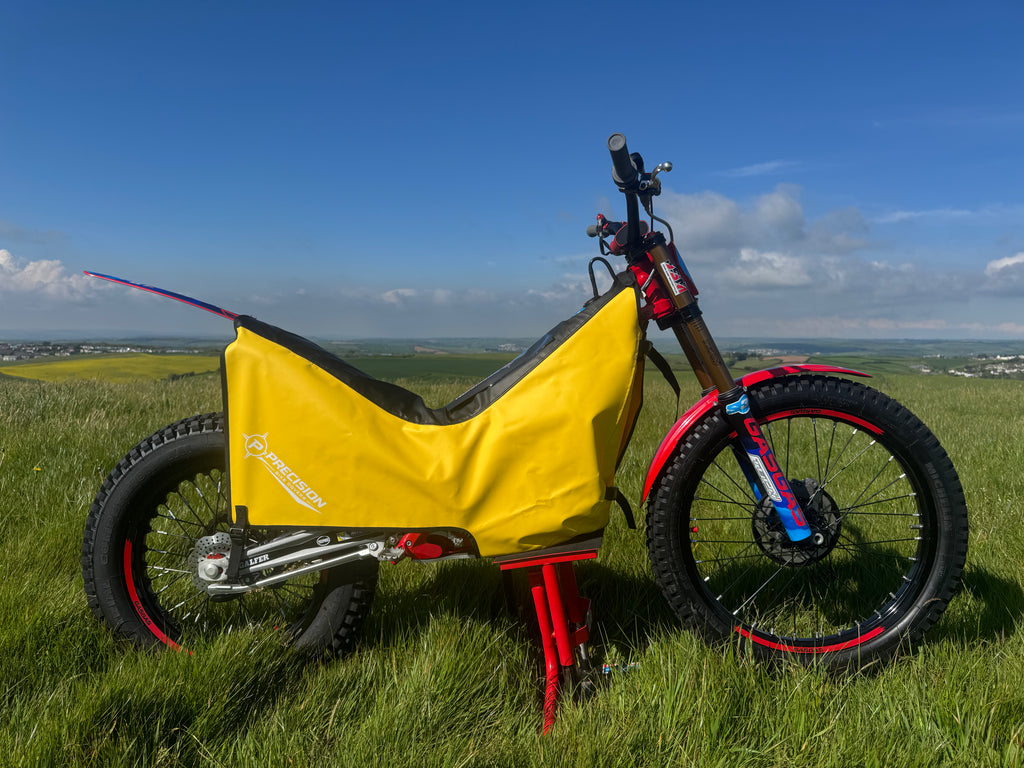 Precision Fit Trials Bike Travel & Event Cover - Yellow/Black