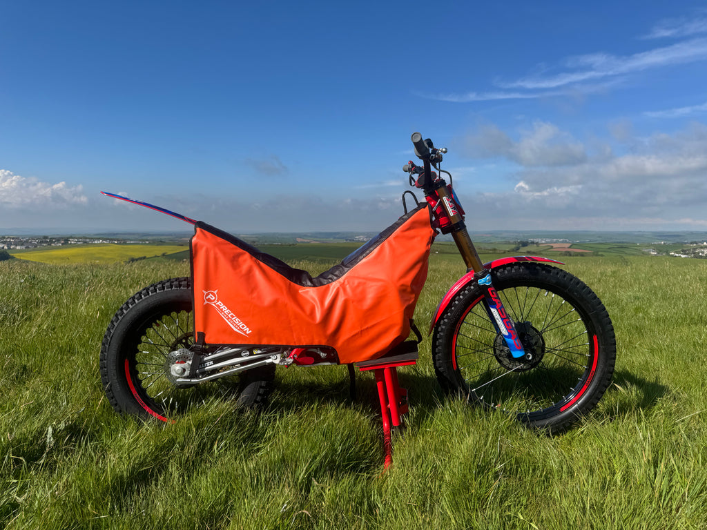 Precision Fit Trials Bike Travel & Event Cover - Orange/Black