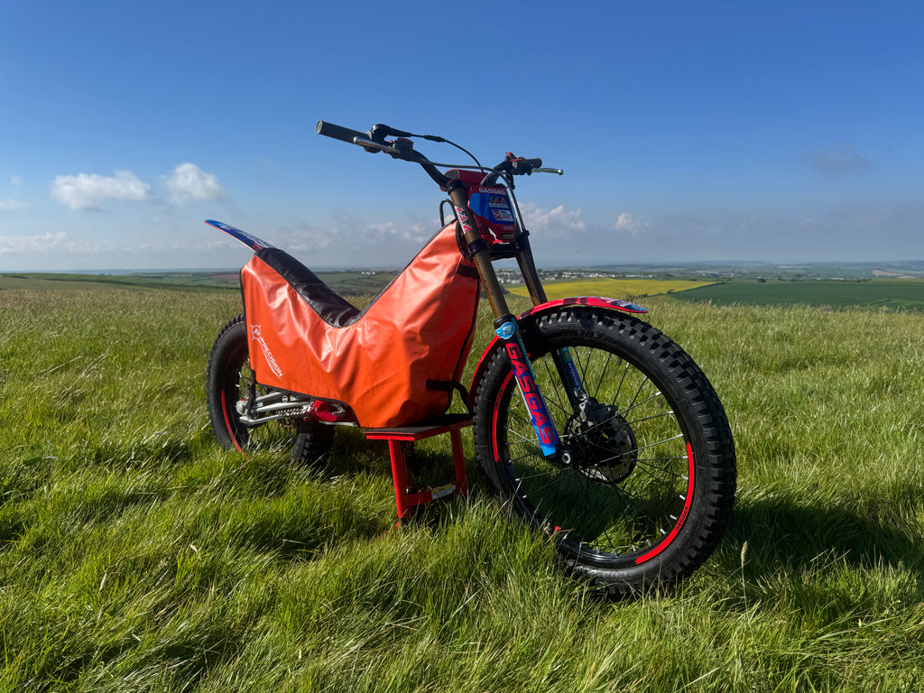 Precision Fit Trials Bike Travel & Event Cover - Orange/Black