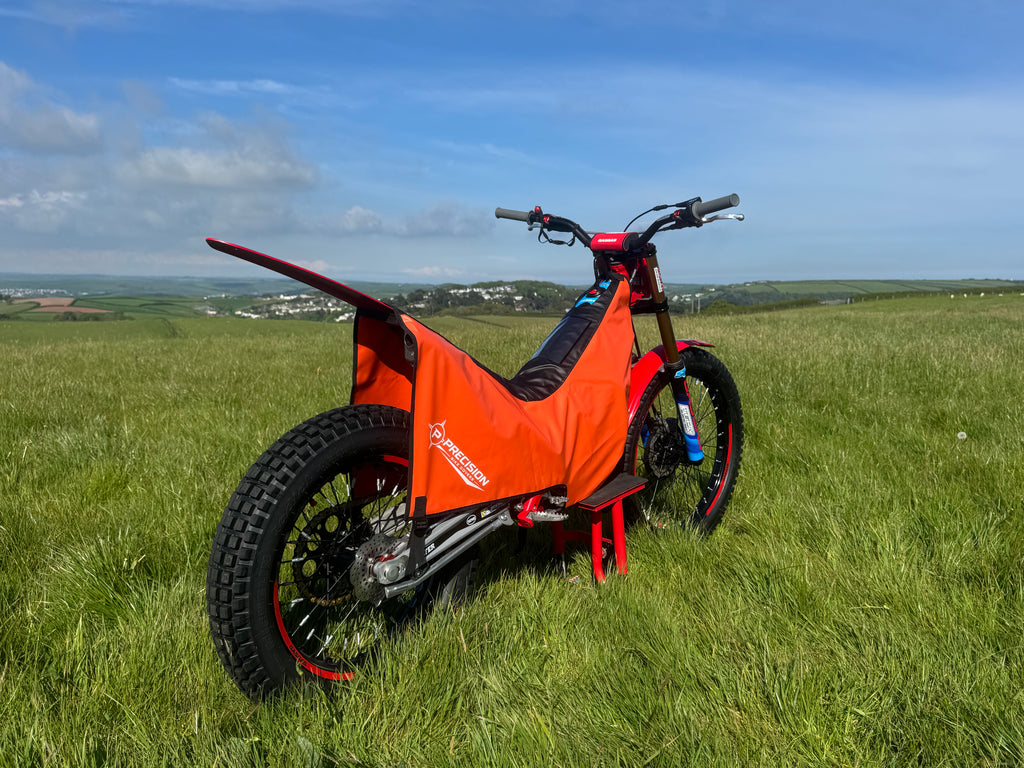 Precision Fit Trials Bike Travel & Event Cover - Orange/Black