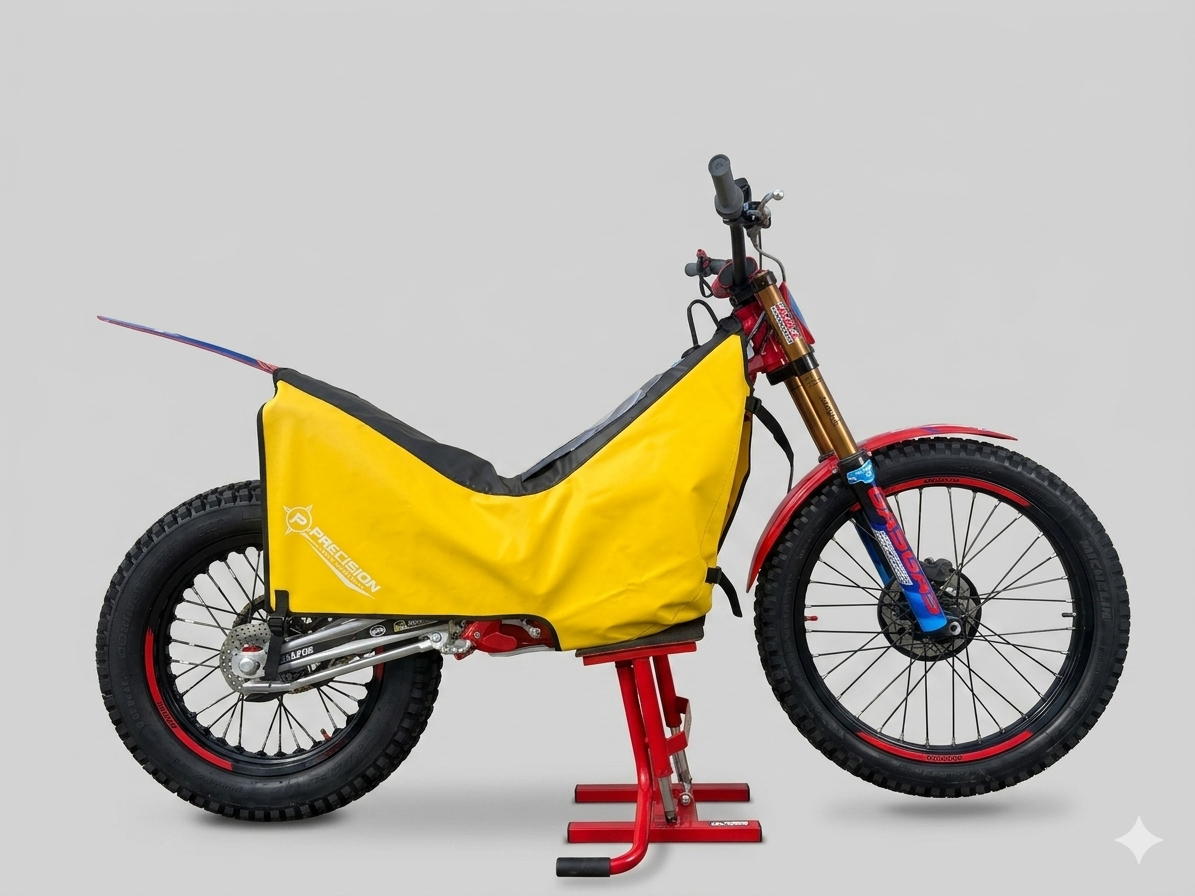 Precision Fit Trials Bike Travel & Event Cover - Yellow/Black