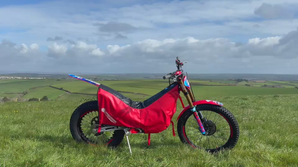 Precision Fit Trials Bike Travel & Event Cover - Red/Black